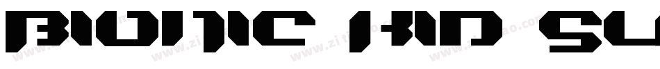 Bionic Kid Slanted 3d字体转换
